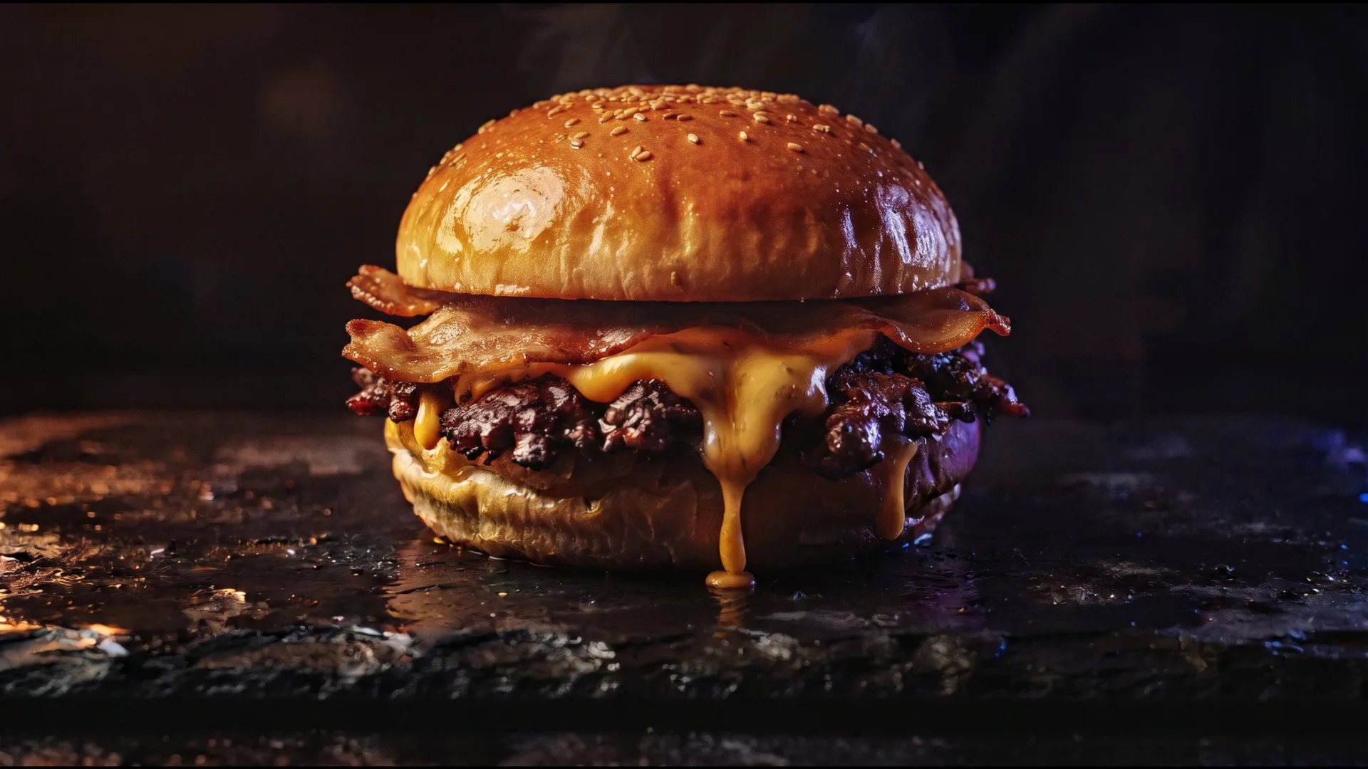 Flaming Burger